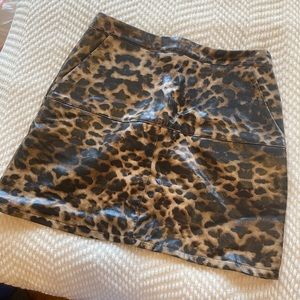 Leather Mini Skirt